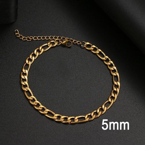 Bracelets Classiques En Acier Inoxydable Pour Hommes, Largeur De Tempérament 5/6 Mm, Bijoux Cadeaux De Fête Entre Amis