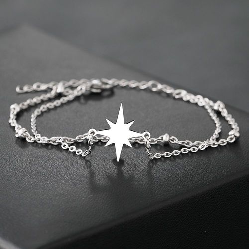 Bracelets En Acier Inoxydable Pour Femmes, Mode Coréenne, Pendentif Étoile Du Nord, Perle Multicouche, Breloques Jocharms, Bijoux, Cadeaux De Fête