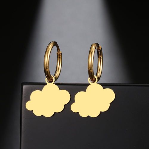 Boucles D'oreilles Gothiques En Acier Inoxydable Pour Femme, Punk, Croix, Minimaliste, Coeur, Soleil, Mode, Pmotcharm, Bijoux, Cadeaux De Ix