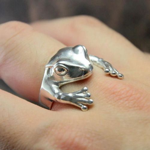 Bagues En Forme De Singe Pour Femmes Et Hommes, Vintage, Plaqué Argent, Punk Rock, Lapin, Bijoux Unisexe, Accessoires De Fête Hip Hop