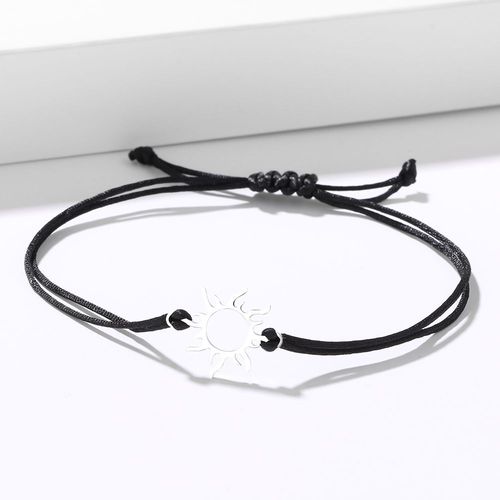 Bracelets En Acier Inoxydable Tressés À La Main Pour Femmes, Totem Du Soleil, Accessoires De Mode, Ulnoire Et Rouge, Porte-Bonheur, Bijoux Cadeaux
