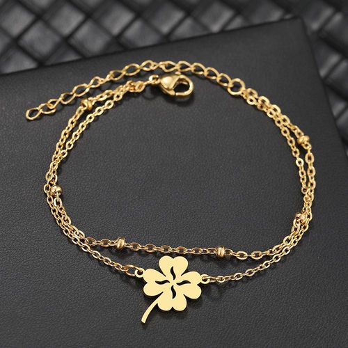 Bracelets En Acier Inoxydable Pour Femme, Perle Multicouche, Pendentif Everver Classique, Breloque Esthétique À La Mode, Bijoux Cadeaux