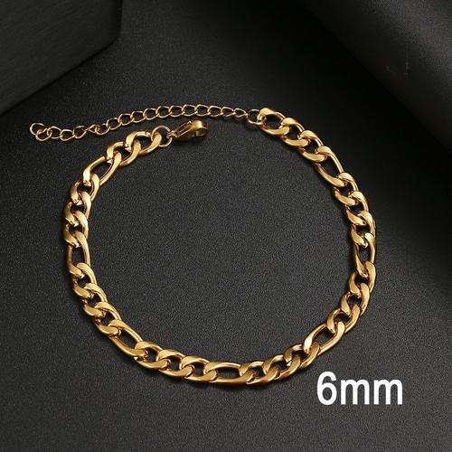 Bracelets Classiques En Acier Inoxydable Pour Hommes, Largeur De Tempérament 5/6 Mm, Bijoux Cadeaux De Fête Entre Amis