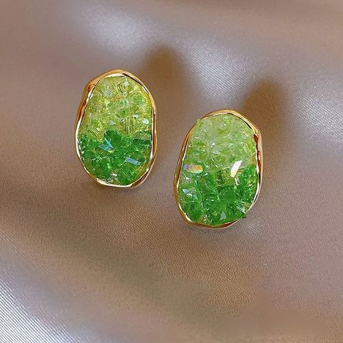Boucles D'oreilles Géométriques Carrées En Cristal Champagne Pour Femmes, Nouveau Design, Dégradé, Bijoux De Mode, Accessoires De Fête De Luxe, 2023