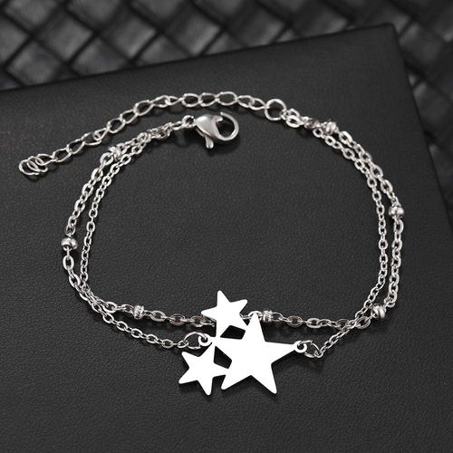 Jostars-Bracelets Multicouches En Acier Inoxydable Pour Femme, Pendentif, Perle, Charme Esthétique, Mode Coréenne, Bijoux Cadeaux, Nouveau