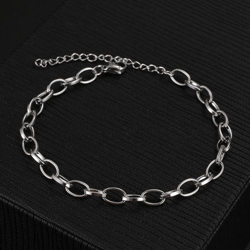Bracelets Plats En Acier Inoxydable Pour Hommes Et Femmes, Bijoux De Mode, Hip Hop, Punk, Or, Argent, Document, Jocharm, Cadeaux, Chaud