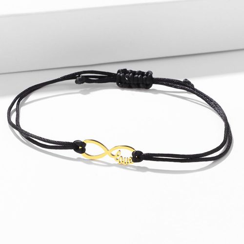 Bracelets En Acier Inoxydable Tressés À La Main Avec Corde Noire Et Rouge, Bijoux Porte-Bonheur Extron Symdangers Love, Cadeaux À La Mode Pour Femme