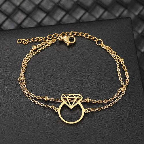 Bracelets En Acier Inoxydable Pour Femme, Anneau De Dessin Animé À La Mode, Pendentif, Perle Multicouche, Jocharms, Bijoux, Cadeaux De Ix