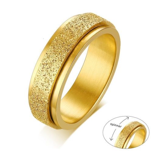 Vnox-Bague Spinner En Acier Inoxydable Pour Hommes, 6 Couleurs Vives En Option