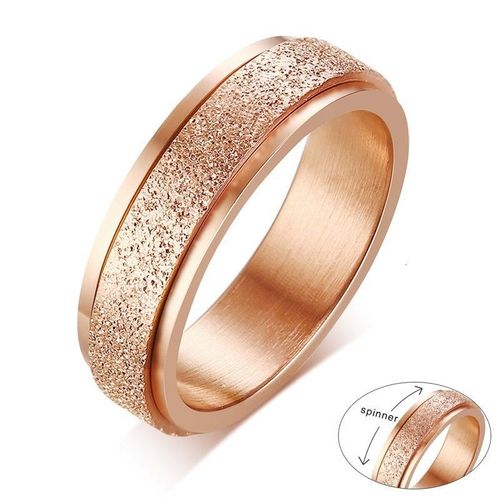 Vnox-Bague Spinner En Acier Inoxydable Pour Hommes, 6 Couleurs Vives En Option