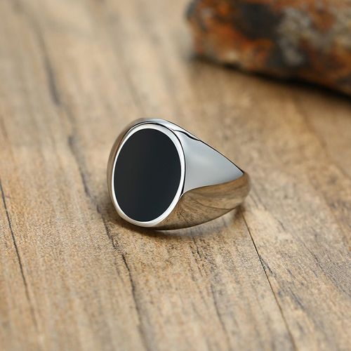 Vnox ¿ Bague Décontractée Pour Hommes, Anneau Rouge En Pierre Cz, Top Carré En Acier Inoxydable, Couleur Or, Alliance Masculine Quotidienne, Taille De Bijoux