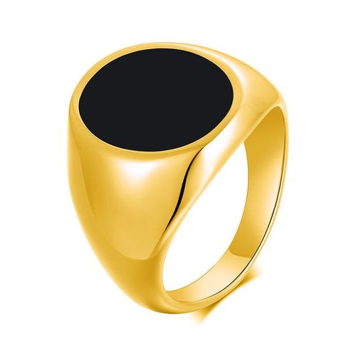 Vnox ¿ Bague Décontractée Pour Hommes, Anneau Rouge En Pierre Cz, Top Carré En Acier Inoxydable, Couleur Or, Alliance Masculine Quotidienne, Taille De Bijoux