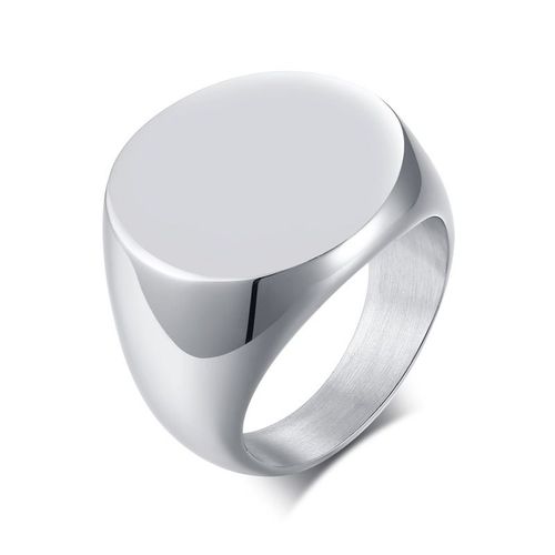 Vnox 12.5mm Chevalière Pour Hommes, Bracelet De Doigt Noir En Acier Inoxydable À Dessus Carré, Bagues Gothiques Punk Rock Boy