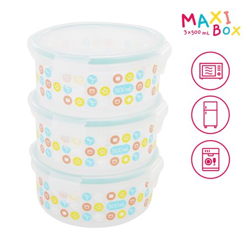 3 Maxibox - 500ml