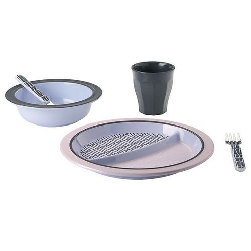 Coffret Repas Cadeau - Pink Grid