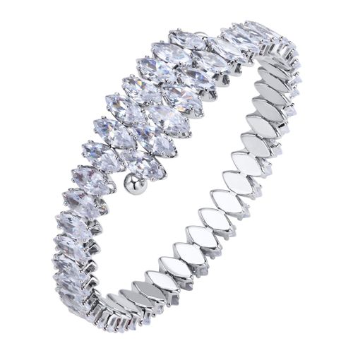 Vnox-Bracelet De Tennis En Pierre Cz Aaa Bling Pour Femme, Bracelet De Manchette En Métal Document Doré, Bracelet Coloré Pour Les Vacances D'été, 8mm