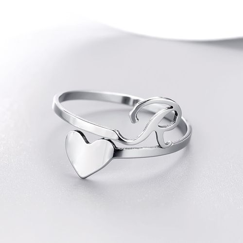 1 Pièce Mosaïque De Strass Brillant 26 Lettres Initiales Bague Nouvelle Mode Ouverture Manchette Anneau Pour Femmes Charme Bijoux Cadeau