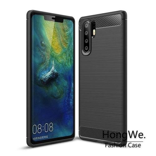 "Hongwe. Pour Huawei P30 Pro Coque - Souple Silicone Antichoc Léger Protection Coque Huawei P30 Pro - Noir"