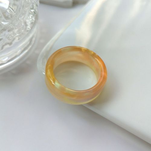 Bagues En Résine Acrylique Transparente De Style Coréen Pour Femmes, Bonbons Sucrés, Bague De Doigt De Document Pour Filles, Cadeau De Bijoux De Fête De Fiançailles De Mariage