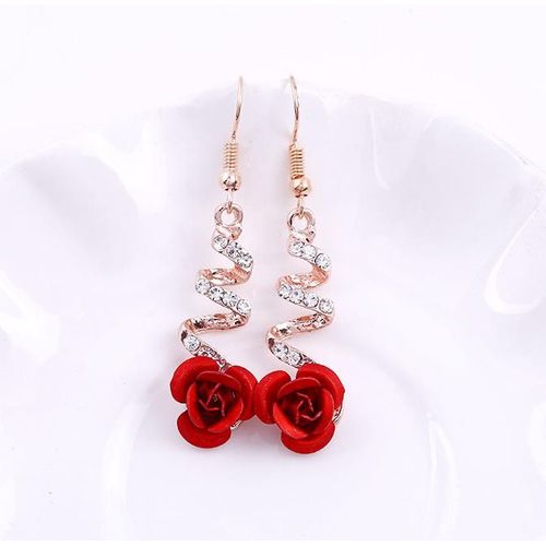 Boucles D'oreilles Incurvées En Strass Pour Femme, Bijoux À La Mode, Accessoires De Personnalité, Vente En Gros