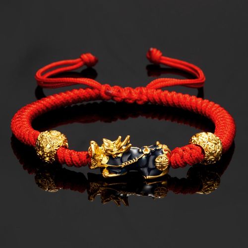 Bracelet Porte-Bonheur Avec Pierre Feng Shui Obsidienne Pour Homme Et Femme, Pixiu, Couleur Changeante, Transfert Des Mauvais Esprits, À La Mode, Perles, Cadeau, Nouvelle Collection