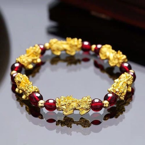 Bracelet Porte-Bonheur Avec Pierre Feng Shui Obsidienne Pour Homme Et Femme, Pixiu, Couleur Changeante, Transfert Des Mauvais Esprits, À La Mode, Perles, Cadeau, Nouvelle Collection