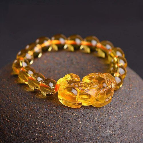 Bracelet Porte-Bonheur Avec Pierre Feng Shui Obsidienne Pour Homme Et Femme, Pixiu, Couleur Changeante, Transfert Des Mauvais Esprits, À La Mode, Perles, Cadeau, Nouvelle Collection
