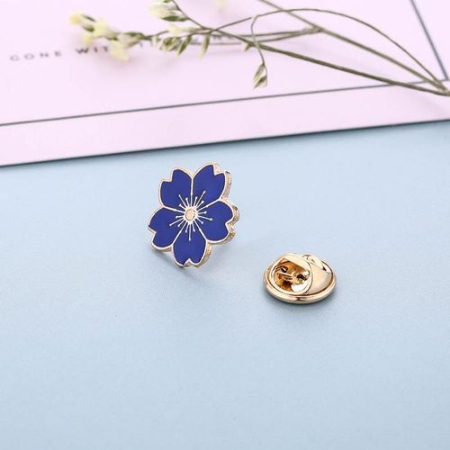 Broche En Argent Doré Sans Fleur, Épingles À Boutons, Badges Pour Sacs, Bijoux De Style Japonais, Cadeau Pour Filles