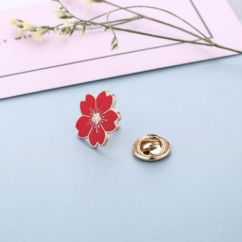 Broche En Argent Doré Sans Fleur, Épingles À Boutons, Badges Pour Sacs, Bijoux De Style Japonais, Cadeau Pour Filles