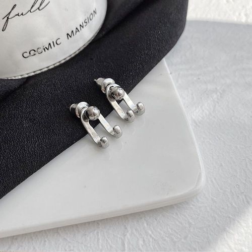 Boucles D'oreilles Punk Gothiques En Métal Pour Hommes Et Femmes, Piercing D'oreille, Mancommuniste, Clips, Simple, Cool, Bijoux De Fête, Mode Coréenne