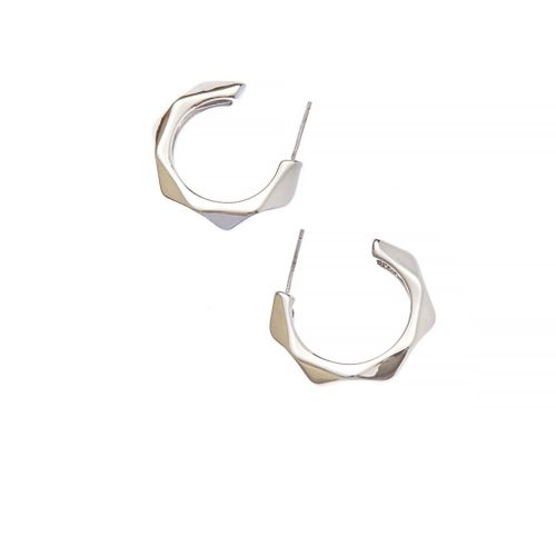Boucles D'oreilles Rétro En Métal Rouge Pour Femme, Nouvelle Personnalité, Tendance, Simple, Irrégulier, Vent Froid, Bijoux, Cadeaux Pour Étudiants