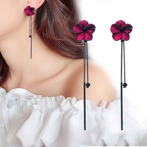 Kaki Feuille Verte Pour Femmes, Nouveau Design, Mode Étudiante, Verre Glacé, Boucles D'oreilles Couleur Orange, Accessoires Bijoux