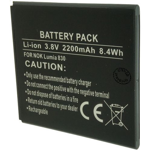 Batterie Pour Nokia Lumia 830 - Garantie 1 An