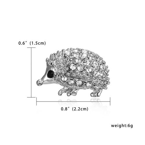 Rinhoo ¿ Broche En Forme De Hibou Et De Perroquet, Couleur Argent, Pour Femmes Et Hommes, Fournitures Quotidiennes, Strass, Zircon, Broches, Bijoux
