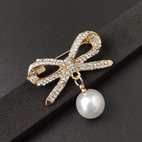Broche Anti-Défaillance Personnalisée, Vente En Gros, Strass Complet, Corsage, Accessoires Pour Vêtements, Bijoux Pour Femmes