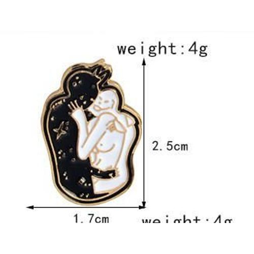 Broche Chat Perle Blanche Mignonne Pour Femme, Épingles Créatives, Bijoux Chics, Mode, Meilleur Cadeau, Vente En Gros