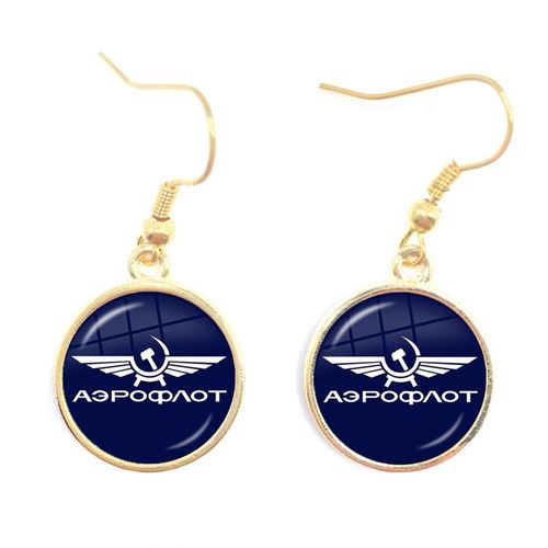 Boucles D'oreilles Pendantes Sunin Lénine Soviétique Pour Femme, Classique, Rouge, Étoile, Marteau, Faucille, Communisme, Emblème Cccp, Cabochon En Verre, Bijoux D'oreille