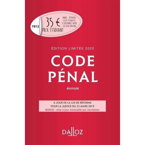 Code Pénal Annoté 2020