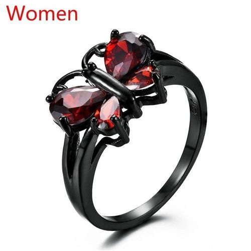 Bague De Couple Simple En Titane Et Acier, 3 Couleurs, Papillon, En Acier Inoxydable, Pour Femmes Et Hommes, Bijoux De Fête De Fiançailles Et De Mariage
