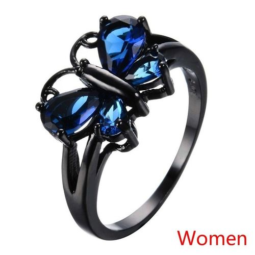Bague De Couple Simple En Titane Et Acier, 3 Couleurs, Papillon, En Acier Inoxydable, Pour Femmes Et Hommes, Bijoux De Fête De Fiançailles Et De Mariage