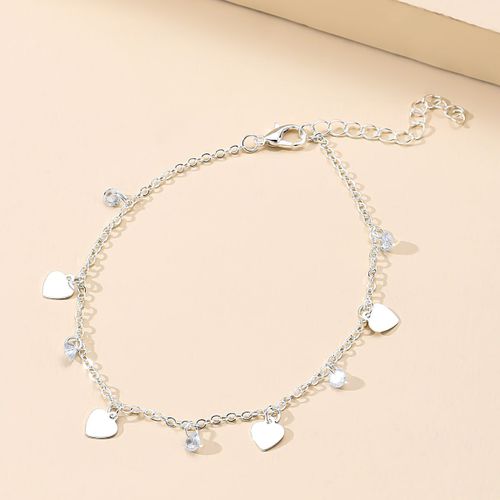 Bracelet Cheville Bracelet De Cheville Bracelet De Cheville Doré Avec Strass Pour Femme, Bijoux À La Mode