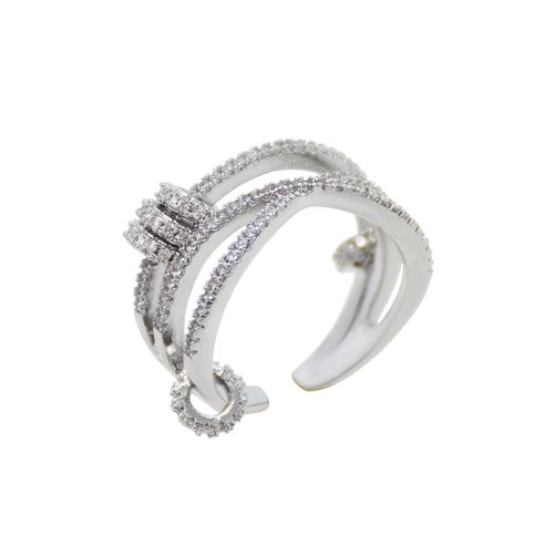 Bague Ouverte En Diamant, Accessoire De Tir De Rue, Simple, Tempérament Sauvage, Nouvelle Mode