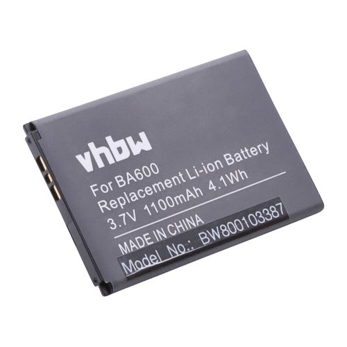 Batterie Li-Ion 1100mah Pour Sony Ericsson Kumquat, Lt26, Lt26a, Lt26i, St25, St25i, Xperia S, Xperia U Remplace Ba600