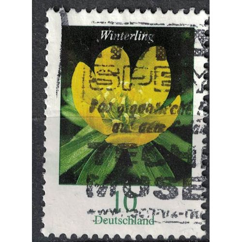 Allemagne 2018 Oblitéré Used Fleur Winterling Eranthis Hyemalis Su