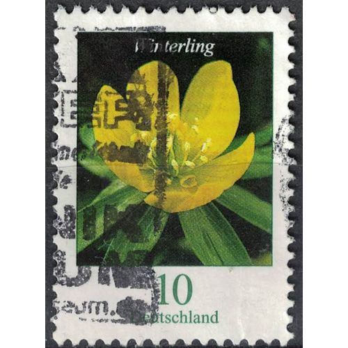 Allemagne 2018 Oblitéré Used Fleur Winterling Eranthis Hyemalis Su