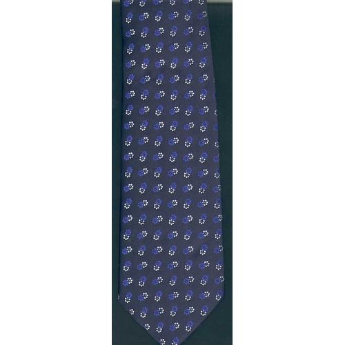 Cravate Tex Bleu Soie
