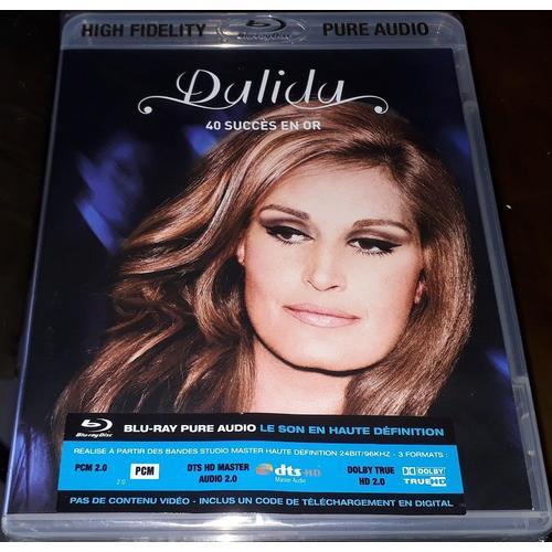 Neuf Scelle Dalida Blu Ray Pure Audio 40 Succes En Or