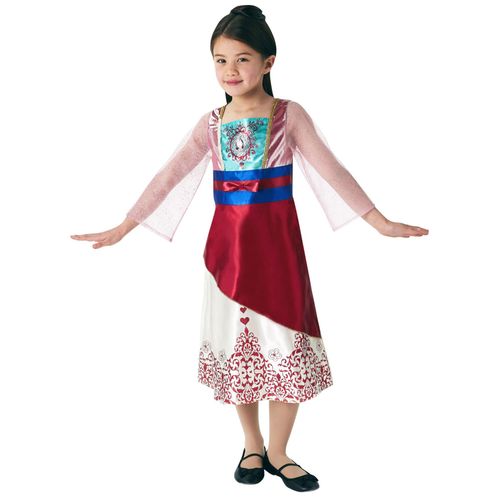 Déguisement Princesse Mulan Fille - Taille: 3 À 4 Ans (104 Cm)