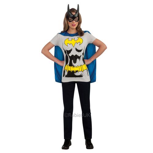 T-Shirt Et Masque Batgirl Femme - Taille: Small