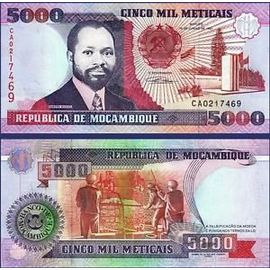 Billet Mozambique 5000 Meticais